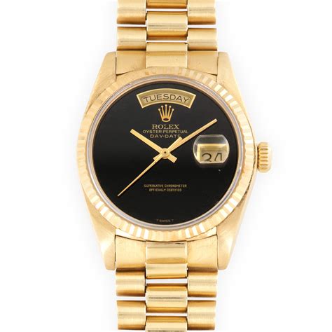 rolex onyx dial day-date|rolex yellow gold day date.